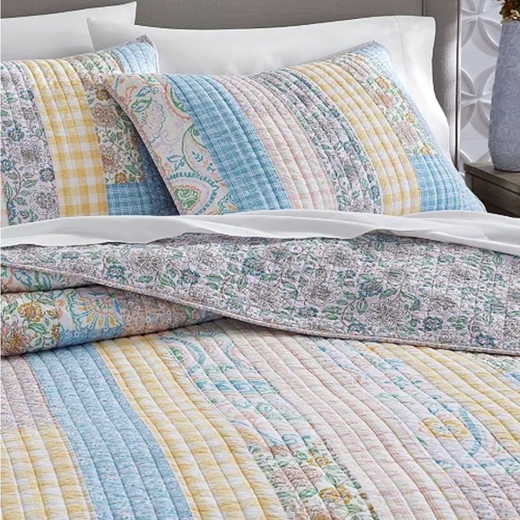 Charter Club Spring Gingham Patchwork, Standard Sham - Picture 1 of 2